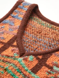 COMMENSE Boheme V-Neck Sweater Vest* Sweater Vests|Sweaters & Cardigans