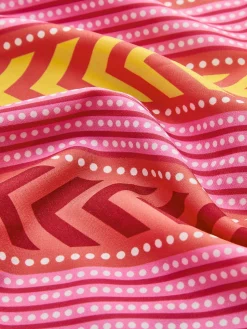 COMMENSE Boho Printed Drawstring Ruffle Skirt* Skirts|Bottoms