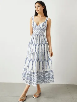 COMMENSE Boho Printed Flowy Tank Long Dress* Vacation Dresses|Summer Dresses