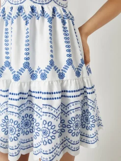 COMMENSE Boho Printed Flowy Tank Short Dress* Vacation Dresses|Summer Dresses