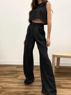 COMMENSE Boho Two Piece Pants Set* Pants Sets|Matching Sets