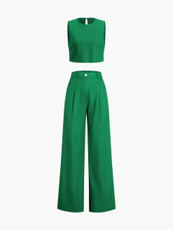 COMMENSE Boho Two Piece Pants Set* Pants Sets|Matching Sets