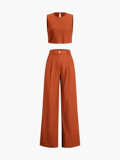 COMMENSE Boho Two Piece Pants Set* Pants Sets|Matching Sets