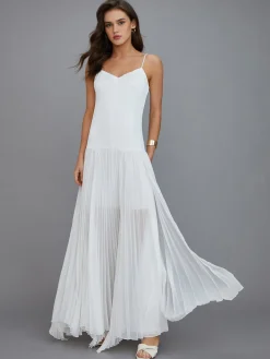 COMMENSE Boho Vacation Long Dress* White Dresses|Black Dresses