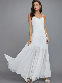 COMMENSE Boho Vacation Long Dress* White Dresses|Black Dresses