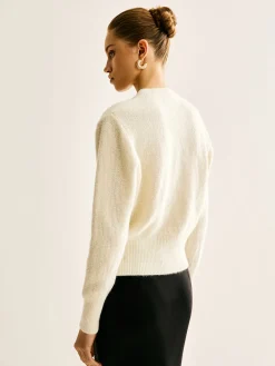 COMMENSE Bow Button Panel Cardigan* Cardigans|Sweaters & Cardigans