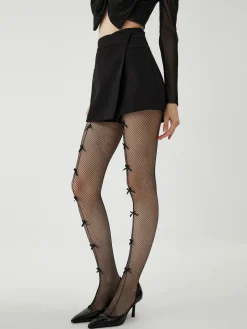 COMMENSE Bow Fishnet Socks* Socks & Tights|Accessories