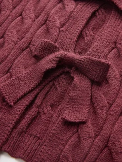 COMMENSE Bow Front Cutout Sweater Vest* Vests|Knitwear