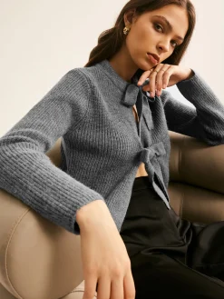 COMMENSE Bow Knotted Cardigan* Cardigans|Sweaters & Cardigans