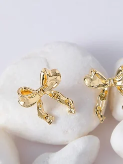 COMMENSE Bow Stud Earrings* Earrings|Accessories
