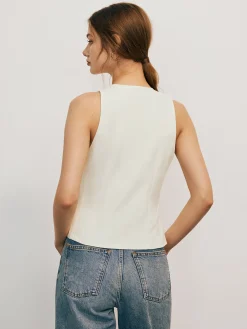COMMENSE Bow Tied Tank Top* Tank Tops & Camis|Tops