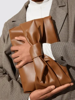 COMMENSE Bow Tofu Clutch Bag* Bags|Accessories