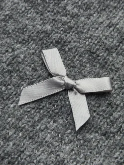 COMMENSE Bow-Decor Button Stretch Cardigan* Cardigans|Sweaters & Cardigans