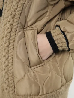 COMMENSE Braided Quilted Winter Cardigan Coat* Cardigans|Outerwear