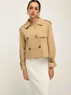 COMMENSE Breasted Lapel Trench Coat* Outerwear|Coats
