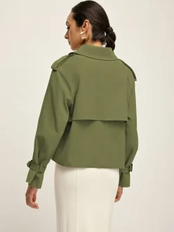 COMMENSE Breasted Lapel Trench Coat* Outerwear|Coats