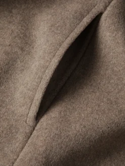 COMMENSE Brushed Belted Long Overcoat* Outerwear|Coats