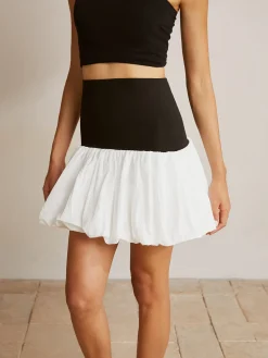 COMMENSE Bubble Two-Tone Tube Top* Tank Tops & Camis|Tops