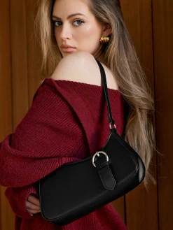 COMMENSE Buckle Belt-Design Armpit Bag* Bags|Accessories