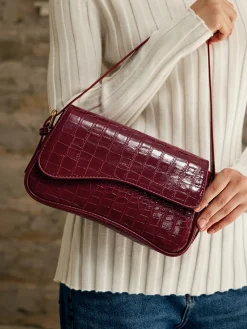COMMENSE Buckle Checkered Small Armpit Bag* Bags|Accessories
