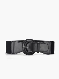 COMMENSE Buckle Elastic Wide Belt* Belts & Chain|Accessories