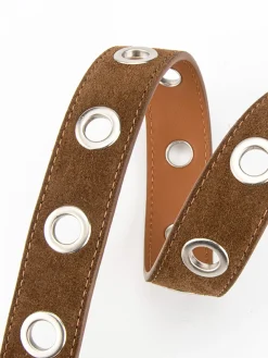 COMMENSE Buckle Slim Suede Belt* Belts & Chain|Accessories
