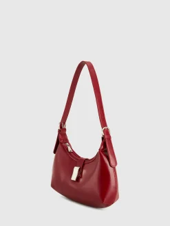 COMMENSE Buckle Strap Zipper Crescent Bag* Bags|Accessories