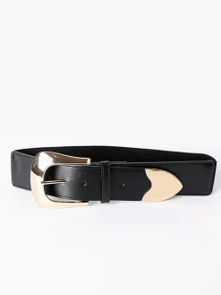 COMMENSE Buckle Wide Belt* Belts & Chain|Accessories