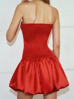 COMMENSE Bud Waist Panel Tube Dress* Cocktail & Party Dresses|Summer Dresses