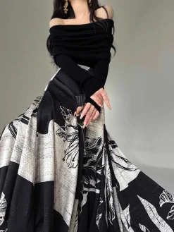 COMMENSE Bud Waist Side-Zipper Midi Skirt* Skirts|Bottoms