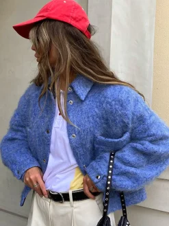 COMMENSE Button Clasp Lapel Jacket* Outerwear|Jackets
