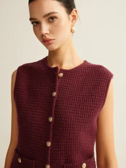 COMMENSE Button Down Cozy Sweater Vest* Sweater Vests|Sweaters & Cardigans