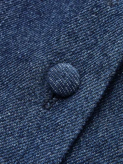 COMMENSE Button Down Denim Tank Top* Tank Tops & Camis|Denim