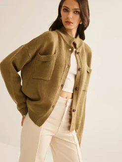 COMMENSE Button Down Pockets Cardigan* Cardigans|Sweaters & Cardigans