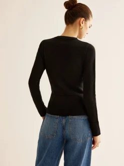 COMMENSE Button Down Slit Slim Cardigan* Cardigans|Sweaters & Cardigans