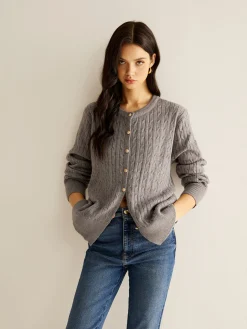 COMMENSE Button Down Twist Slim Cardigan* Cardigans|Sweaters & Cardigans