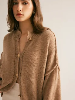 COMMENSE Button Loose Soft Cardigan* Cardigans|Sweaters & Cardigans