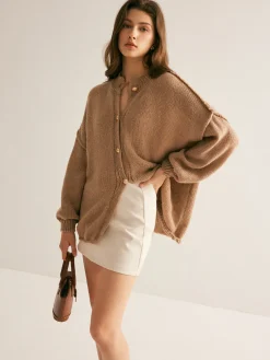 COMMENSE Button Loose Soft Cardigan* Cardigans|Sweaters & Cardigans