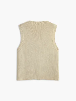 COMMENSE Button Pockets Sweater Vest* Sweater Vests|Sweaters & Cardigans
