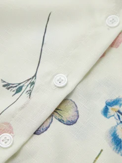 COMMENSE Button Print Straight Skirt* Skirts|Bottoms