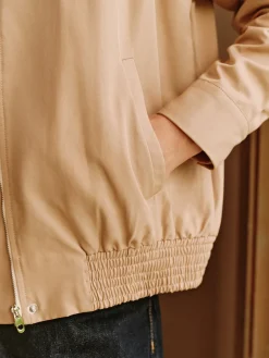 COMMENSE Button Zipper Polo Jacket* Outerwear|Jackets