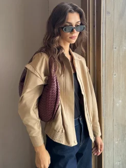 COMMENSE Button Zipper Polo Jacket* Outerwear|Jackets