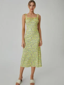 COMMENSE Cami Floral Bohemian Vacation Midi Dress* Casual Dresses|Floral Dresses