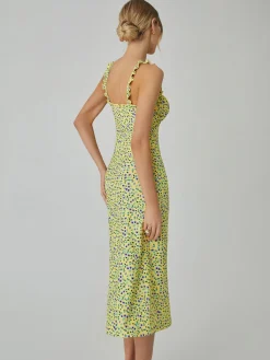 COMMENSE Cami Floral Bohemian Vacation Midi Dress* Casual Dresses|Floral Dresses