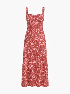 COMMENSE Cami Floral Bohemian Vacation Midi Dress* Casual Dresses|Floral Dresses