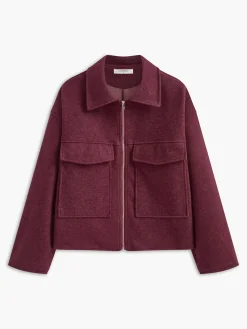 COMMENSE Cargo Tweed Polo Jacket* Outerwear|Jackets