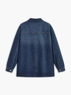 COMMENSE Casual Breasted Lapel Denim Jacket* Outerwear|Jackets