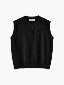 COMMENSE Casual Button Up Sweater Vest* Sweater Vests|Sweaters & Cardigans