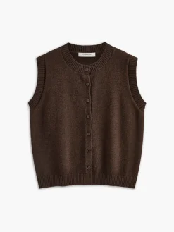 COMMENSE Casual Button Up Sweater Vest* Sweater Vests|Sweaters & Cardigans
