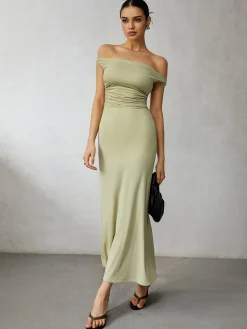 COMMENSE Casual Off Shoulder Long Dress* Black Dresses|Casual Dresses